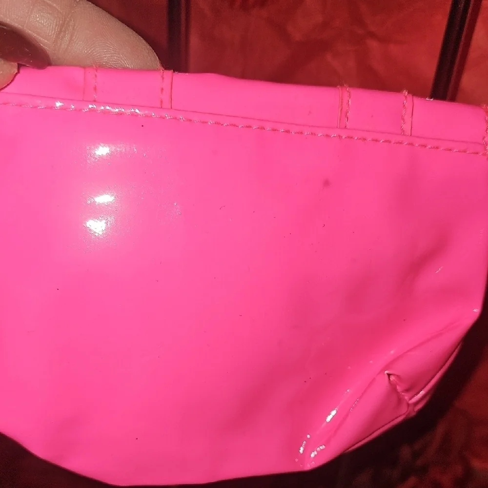 Girls Neon Pink Crossbody Bag